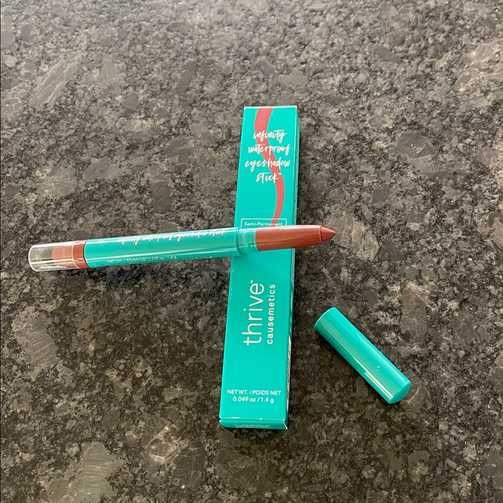 Thrive Causemetics Infinity Waterproof Eyeshadow Stick Tai warm cranberry matte